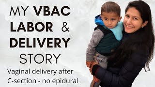 VBAC Labor and Delivery Story [upl. by Anidene]