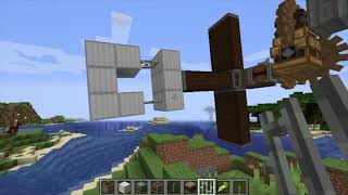 Trying to make a WORKING FERRIS WHEEL in minecraft [upl. by Werner897]