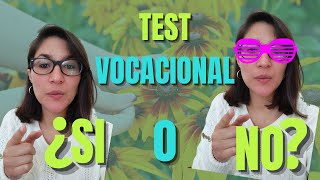 Test vocacionales ¿Sí o No La pregunta del millón Los test en la orientación vocacional [upl. by Virge]