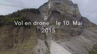 DRONE PROCESS  Eboulement du Mont Granier filmé par drone et autogire [upl. by Neelahs]