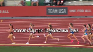 Womans Olympic Steeplechase Trials 2024 [upl. by Cuthbert]