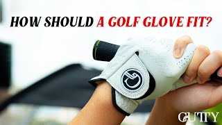 How should a golf glove FIT [upl. by Ybab]