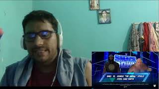 WWE 2K24  Omos vs George The Animal  Steel Cage Match Gameplay Reaction Video With Facecam [upl. by Oribel909]