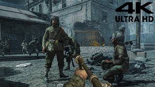 Vendetta  Stalingrad 1942  Red Army  ULTRA Graphics Gameplay 4K 60FPS  Call Of Duty World At War [upl. by Ertnom542]