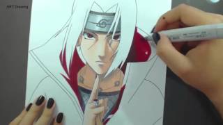 Hướng Dẫn Vẽ Uchiha Itachi [upl. by Richter]