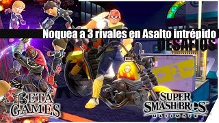 Noquea a 3 rivales en Asalto intrépido  Super Smash Bros Ultimate [upl. by Eelarak625]