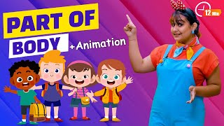 Parts of the Body  Learn English for kids [upl. by Odiug]