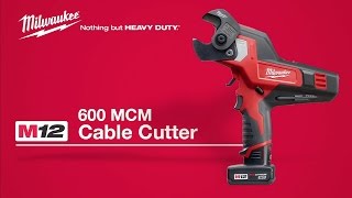 Milwaukee® M12™ 600 MCM Cable Cutter User Testimonial [upl. by Giselle]