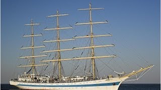 Segelschiff Mir vor Heringsdorfer Seebrücke [upl. by Iruyas97]