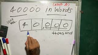 40000 Kaise Likhate Hain Hindi Mein  Spelling  Hindi  Surendra khilery [upl. by Karalee129]