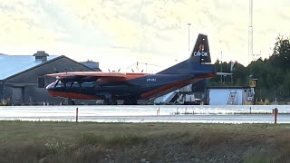 20240610 Måndag Arlanda airport Stockholm Sweden 19L Klockan 17271919 Antonov An12BK URCKL [upl. by Osnohpla]