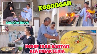 MBAK ELMA MASAK SATU RUMAH COCOK‼️ikan mernying di kuah sangan‼️ [upl. by Ellene945]