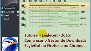 Como Fazer Download com EagleGet no Abelhas PT [upl. by Eintruoc]