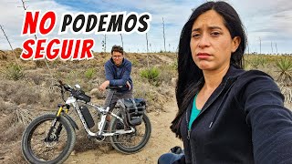 😰Una TORMENTA nos deja TIRADOS durante 3 DIAS Viajando en BICICLETA Eléctrica con Perros [upl. by Etnuahc]