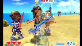 Wii Sports Resort Swords Play Showdown Stage 18 Untouched [upl. by Ymmij210]