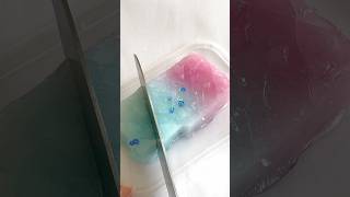 Slime Soaked Sponge Cutting🧽 asmr [upl. by Ahsyt]