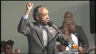 Rev Sharpton Changes Plan For March Over Verrazano Bridge [upl. by Ethban165]