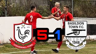 5 OF THE BEST Coggeshall Town VS Basildon Town Non League Wonders S3 EP12 [upl. by Zandt]