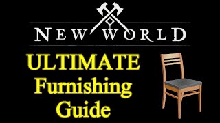 ULTIMATE New World furnishing guide fastest way to level up [upl. by Shanie]