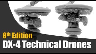 DX4 Technical Drone Review Tau 40k [upl. by Eilliw]