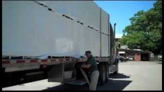 Manual Strap Rolling for Flat Bed Truckers  Made in the USA [upl. by Hurty]