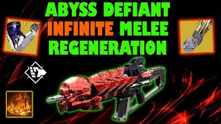 Fully Crafted Abyss Defiant  Infinite Melee Scorch Auto Rifle Destiny 2  Season 22 Crota Loot [upl. by Steep]