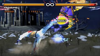 Tekken 50 Hwoarang JFSR Combos [upl. by Haceber]