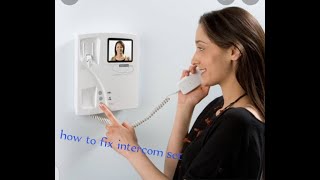 how to fix a commax audio intercom [upl. by Hulton]