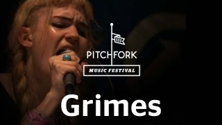 Grimes performs quotCircumambientquot at Pitchfork Music Festival 2012 [upl. by Ahseihs605]