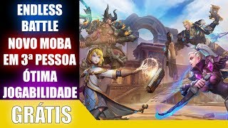 Endless Battle  Novo MOBA da Steam em Terceira Pessoa  Similar ao SMITE  Download [upl. by Ehcrop]