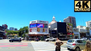 Av Cabildo en Nuñez Belgrano Buenos Aires Argentina Virtual Walking Tour 4K [upl. by Garin721]