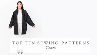 Top 10 Coat Sewing Patterns  The Fold Line [upl. by Adnilab]