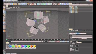 How to Have Multiple Materials on a Cloned Object in Cinema 4D [upl. by Eninnej754]