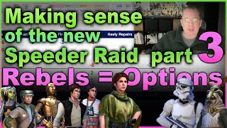 Part 3  Speeder Bike Raid Strategies  Rebels play nice w Troopers amp Ewoks Evade Evade Basic [upl. by Anem]