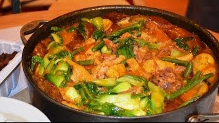 Kare Kare Filipino Recipe with Beef Shanks Tripes Oxtail Peanut Butter Unsalted [upl. by Roinuj738]