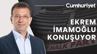 CANLI Ekrem İmamoğlu Büyükşehir Belediye Başkanları Toplantısında konuşuyor [upl. by Aylatan]