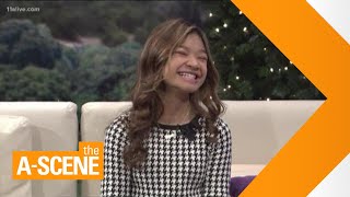 Angelica Hale of Americas Got Talent talks about reaching a million subscribers on YouTube [upl. by Dnalerb931]