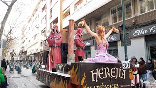 Desfile Nacional del Domingo de Piñata Carnaval 2023 Ciudad Real [upl. by Aileduab]