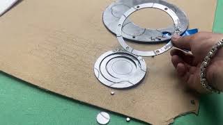 Graphite Gasket Cutter Sealing Gasket CNC Knife Cutting Machine Cutting Circle and Hole [upl. by Ogaitnas]