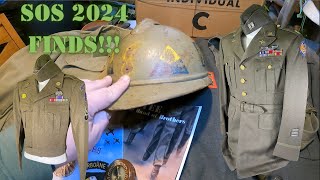 My SOS finds Awesome military haul Rare USMC uniform OVMS Show of Shows Louisville Kentucky 2024 [upl. by Shult]