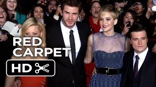 The Hunger Games Catching Fire LA Premiere Red Carpet 2013  Movie HD [upl. by Nywde626]