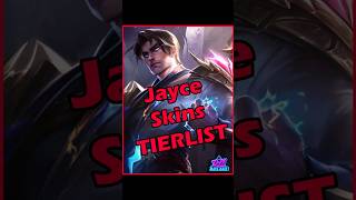 Jayce Skins Tier List leagueoflegends jayce tierlist worlds2024 gaming riotgames lolskins t1 [upl. by Sylado]