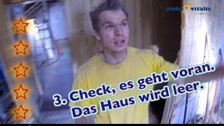 3 Check es geht voran Das Haus wird leer [upl. by Airamalegna]