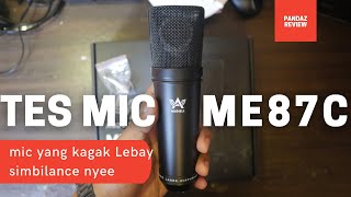 Microphone Audiell ME87C Rekaman jadi asyik Gak bikin kantong kering [upl. by Chere]