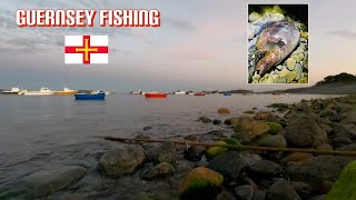 SHORE FISHING  GUERNSEY  BLACK BREAM [upl. by Ahsataj714]