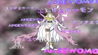 Digimon  Angewomon vs Myotismon Swedish [upl. by Leirraj]