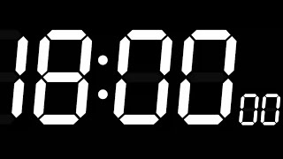 18 Minute Timer No Music alarm at the end  18 Minute Countdown Timer  18 Minute Timer [upl. by Pitchford]