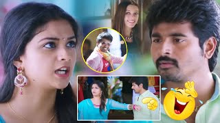 Keerthy Suresh Scolding Sivakarthikeyan Love Scene  Rajini Telugu Movie Scenes  HDCinemaOfficial [upl. by Lenor435]