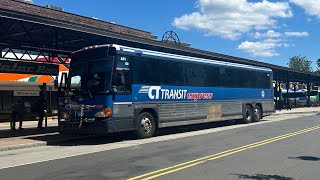 CTtransit 2010 Motor Coach Industries D4500CT 84 A84 Ride on route 950 Express [upl. by Resneps]