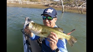 Bass Fishing Central Texas Stillhouse Hollow Lake [upl. by Alvan591]